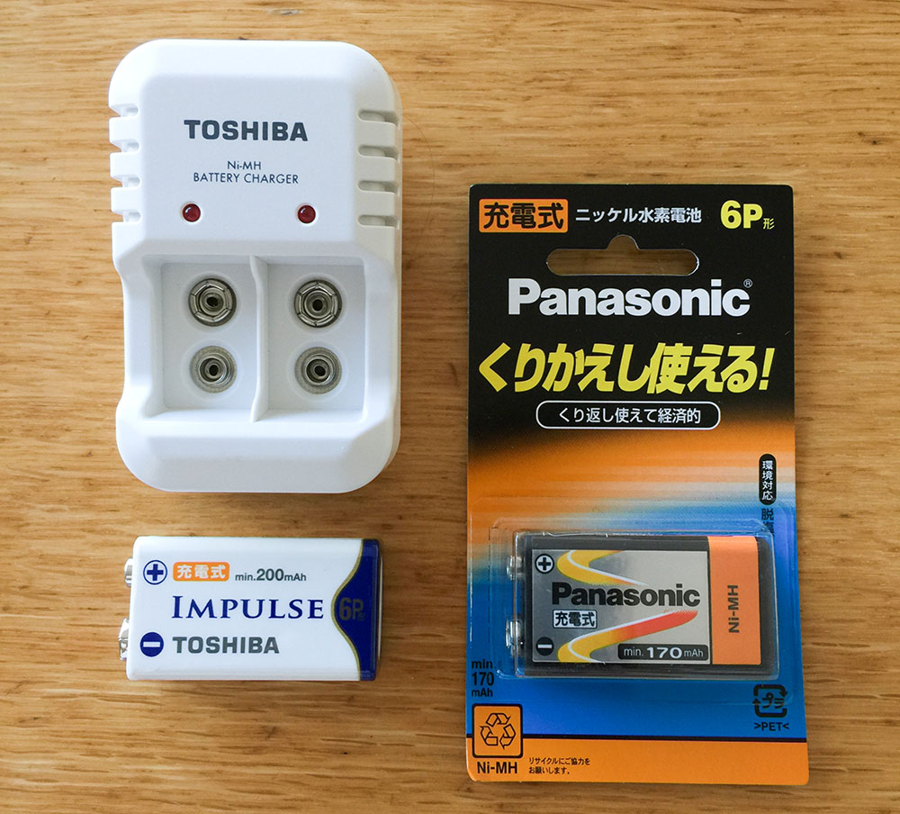 パナソニック 9V 006P 充電池