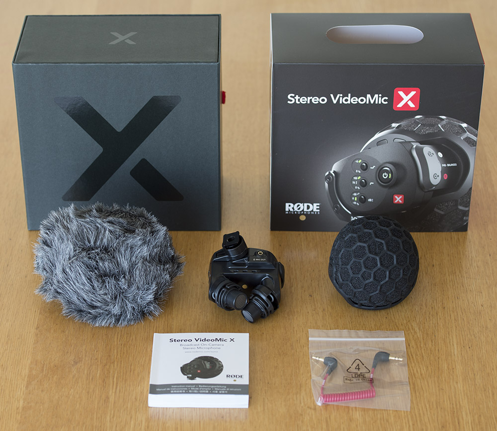 RODE Stereo VideoMic X 付属品